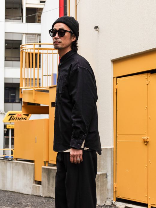 VOO NEO INDIGO SHIRTS / Black