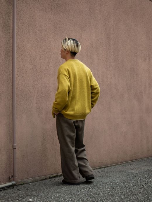 S.F.C MOHAIR CARDIGAN / Mustard