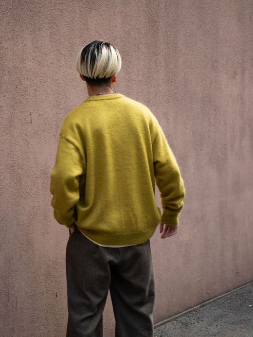 S.F.C MOHAIR CARDIGAN / Mustard