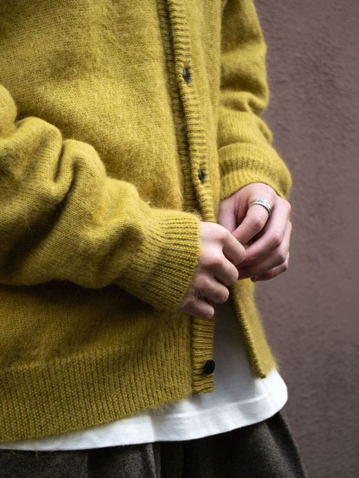 S.F.C MOHAIR CARDIGAN / Mustard