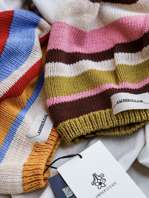 AMBERGLEAM COTTON SUMMER KNIT TAM / 2colors