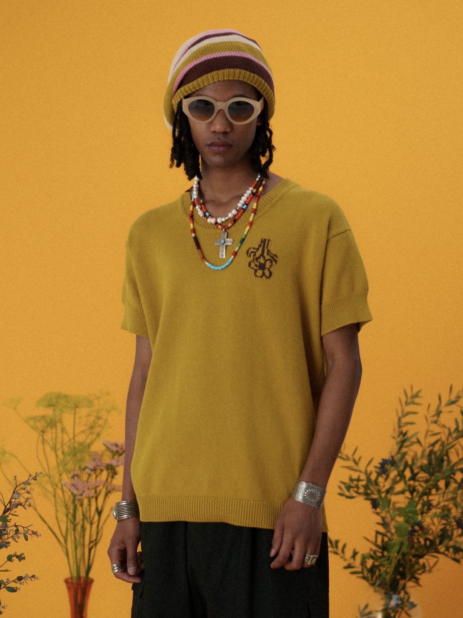 ambergleam CottonSummer Knit TAMサマーニットタム AMBERGLEAM COTTON SUMMER KNIT TAM / 2colors | FLATBUSH