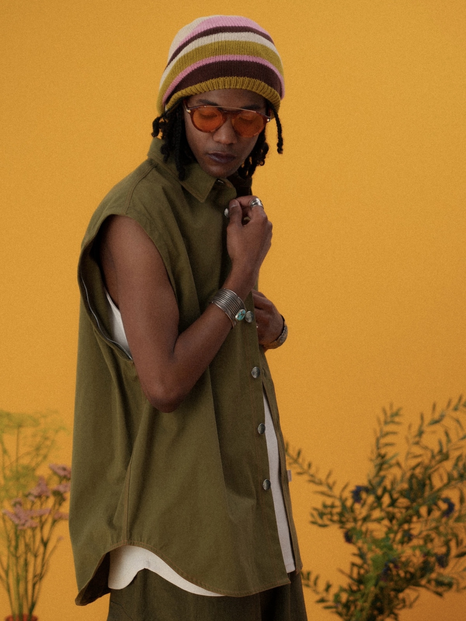 AMBERGLEAM COTTON SUMMER KNIT TAM / 2colors | FLATBUSH
