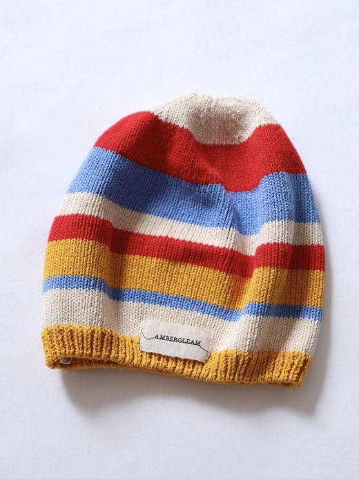AMBERGLEAM COTTON SUMMER KNIT TAM / 2colors