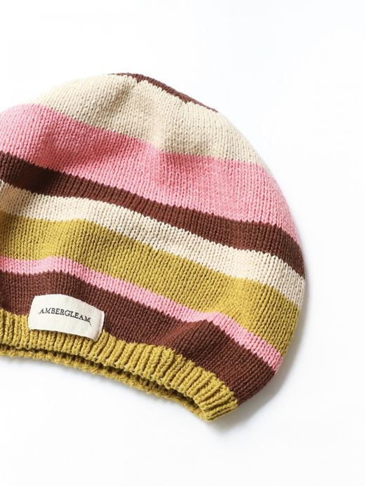 AMBERGLEAM COTTON SUMMER KNIT TAM / 2colors
