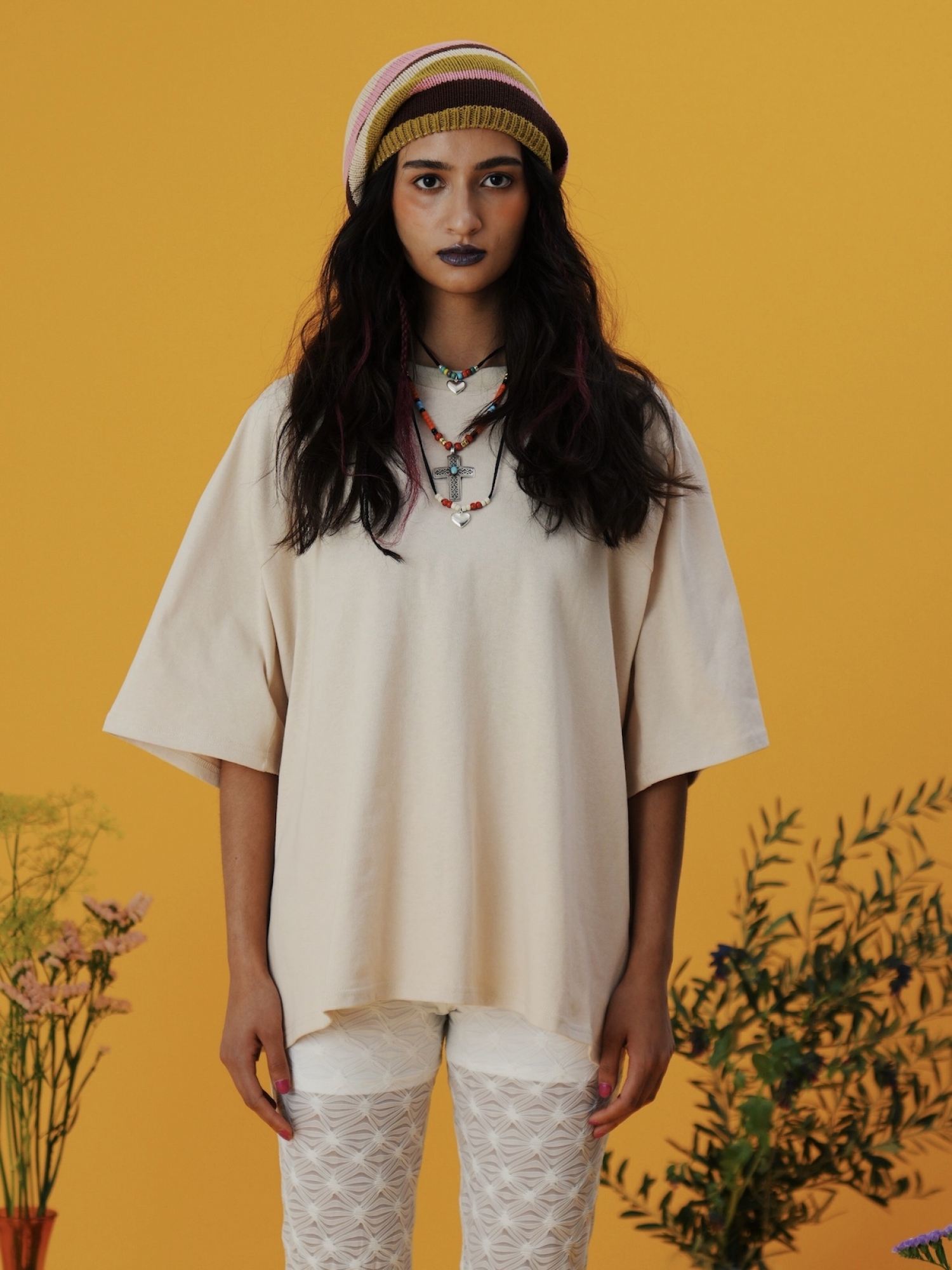 アンバーグリーム　コットンサマーニットタム AMBERGLEAM COTTON SUMMER KNIT TAM / 2colors | FLATBUSH