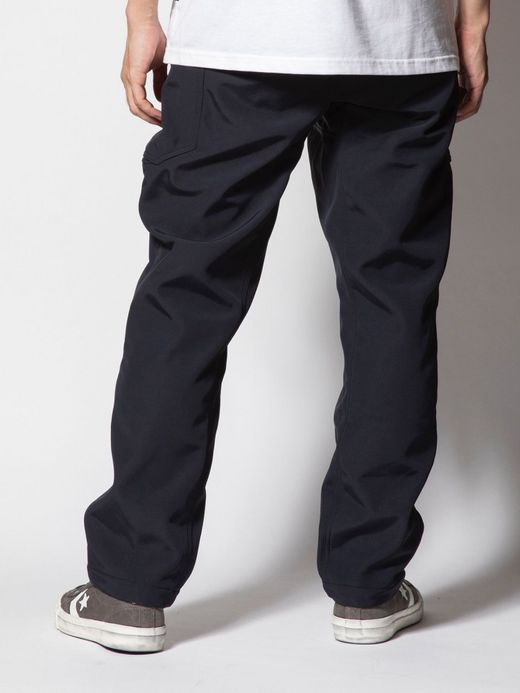 ROARK REVIVAL SUPPLEX NEW BAKER PANTS W/MICRO FLEECE - RELAX TAPERED FIT / Black