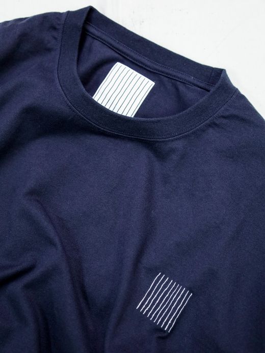 S.F.C SUPER BIG FLAT TEE / Navy