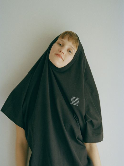 S.F.C SUPER BIG FLAT TEE / Navy