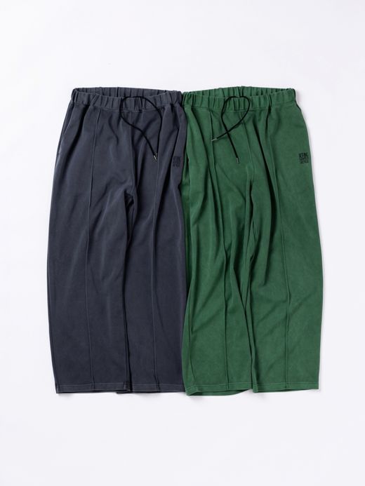 ANACHRONORM PIN TUCK WIDE TRACK PANTS / Charoal