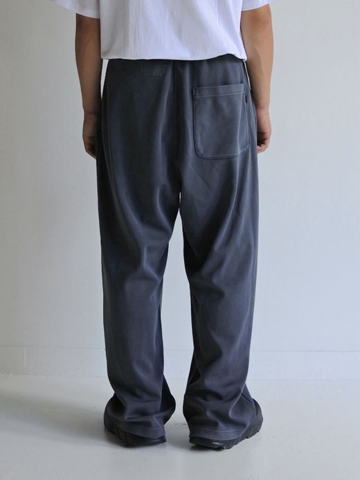 ANACHRONORM PIN TUCK WIDE TRACK PANTS / Charoal