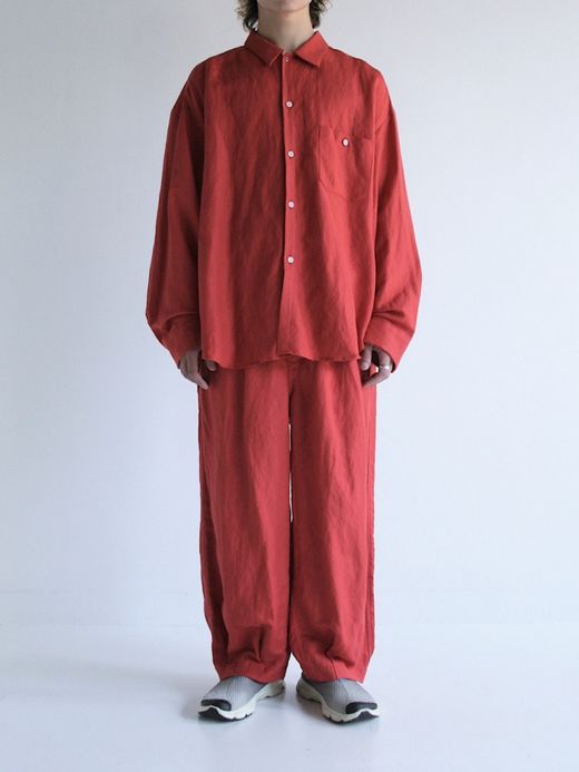 ANACHRONORM RAYON ReSIZE LONG SHIRTS / Orange