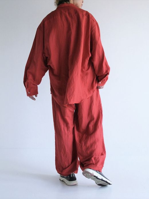 ANACHRONORM RAYON ReSIZE LONG SHIRTS / Orange