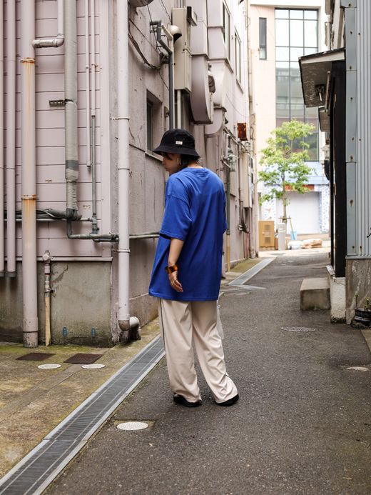 ANACHRONORM ALTN PRINT T-S / Blue