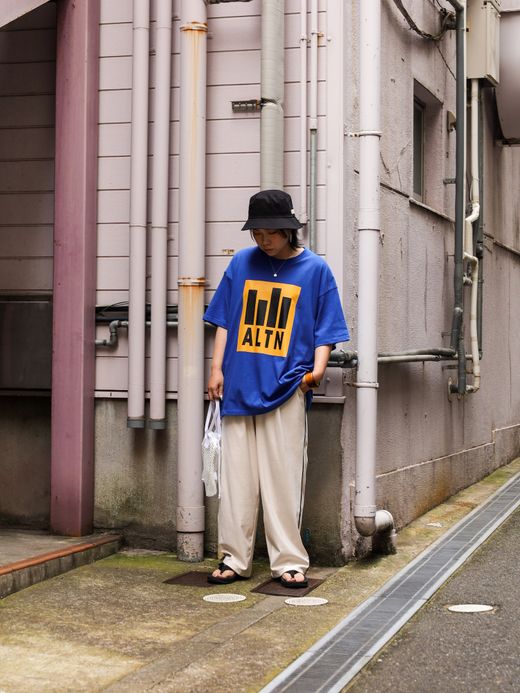 ANACHRONORM ALTN PRINT T-S / Blue