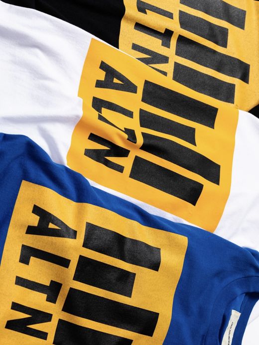 ANACHRONORM ALTN PRINT T-S / Blue