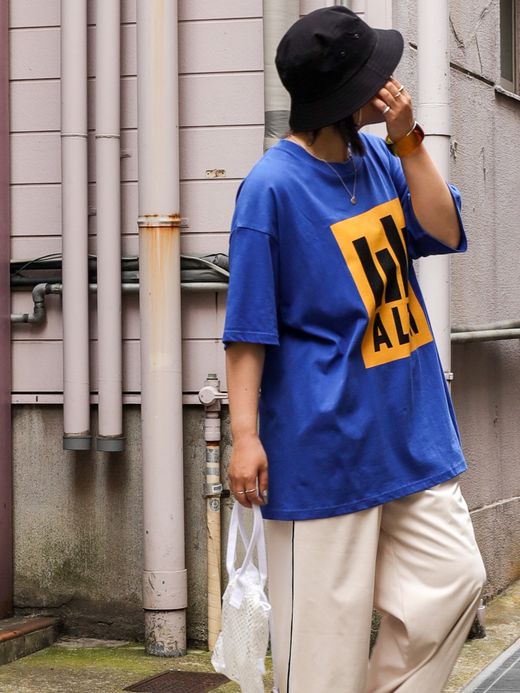 ANACHRONORM ALTN PRINT T-S / Blue
