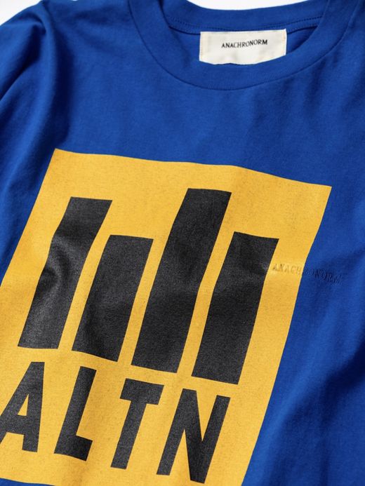 ANACHRONORM ALTN PRINT T-S / Blue