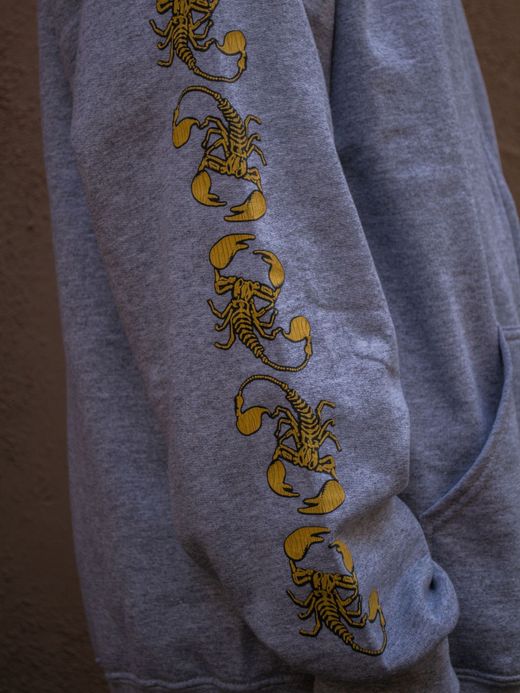 TENBOX SCORPION ZIP HOODIE / S.gray