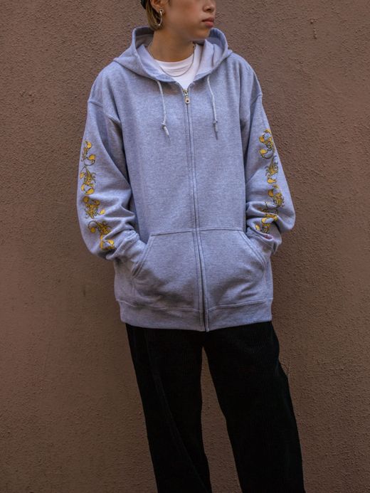 TENBOX SCORPION ZIP HOODIE / S.gray