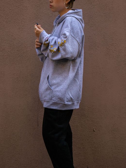 TENBOX SCORPION ZIP HOODIE / S.gray