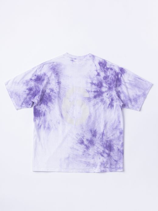 ANACHRONORM STENCIL UNEVEN DIE S/S T-S / Purple