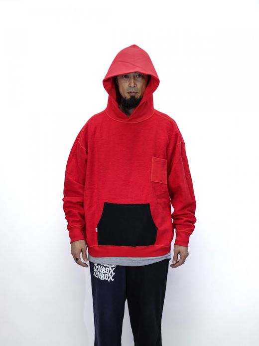 TENBOX EASTFAREAST × 10匣 REVERSIBLE HOODIE / Red