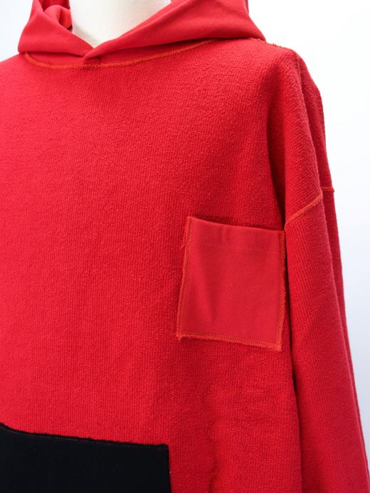TENBOX EASTFAREAST × 10匣 REVERSIBLE HOODIE / Red
