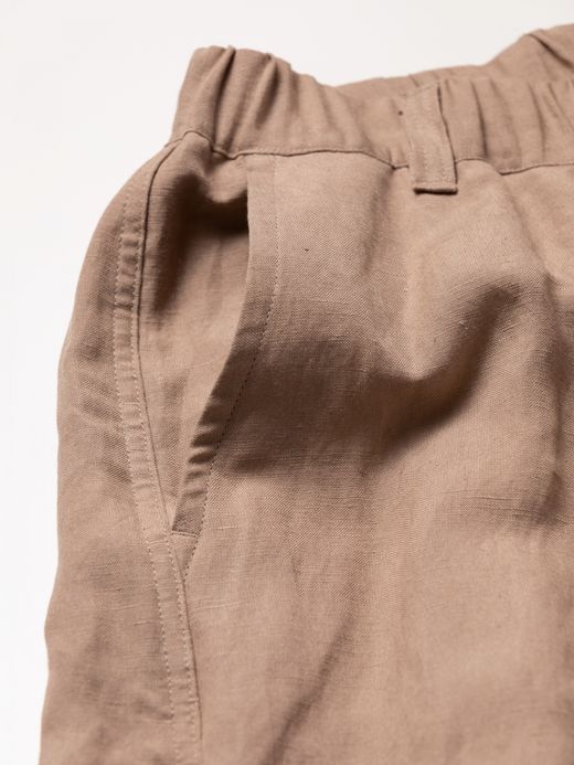 ANACHRONORM RAYON HEM TUCK EASY PANTS / Beige