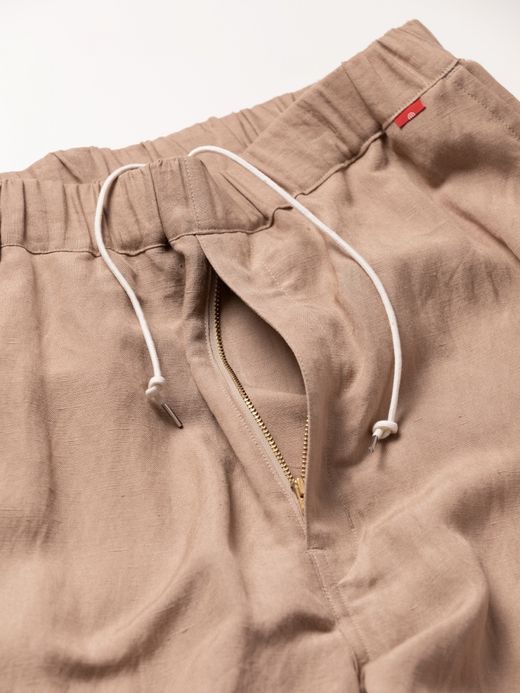 ANACHRONORM RAYON HEM TUCK EASY PANTS / Beige