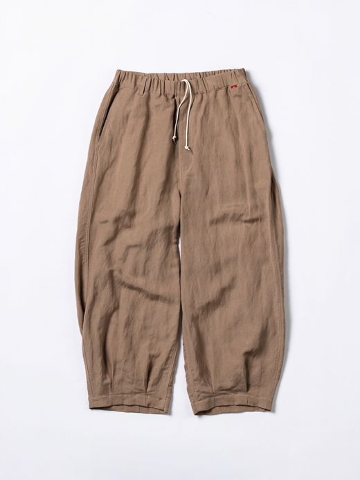 ANACHRONORM RAYON HEM TUCK EASY PANTS / Beige
