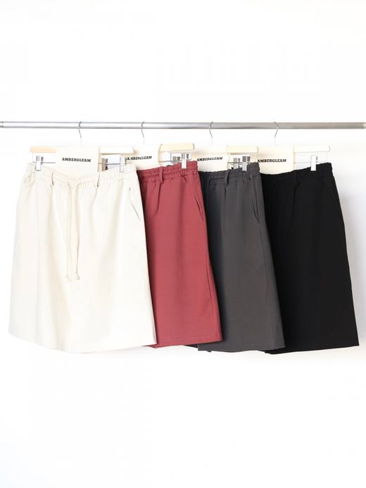 AMBERGLEAM HIGH TWIST DAIRY SHORTS / 4colors
