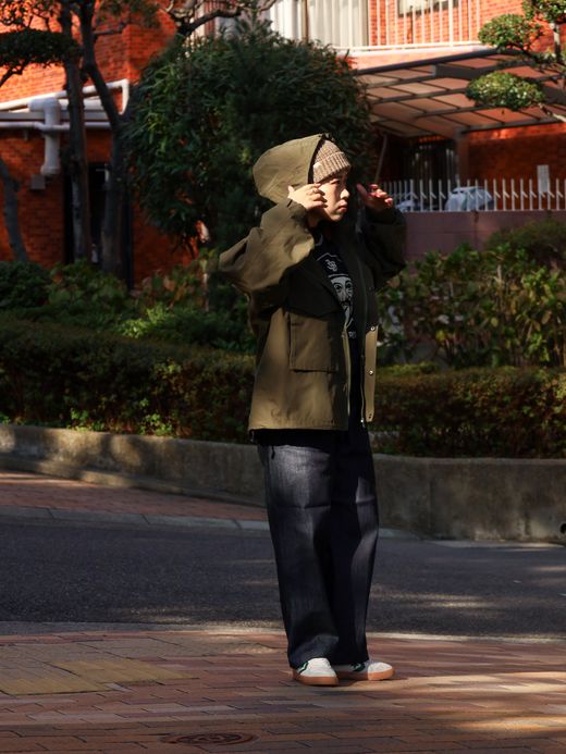 Audience 60/40クロス G8 フライトフードJKT / Olive