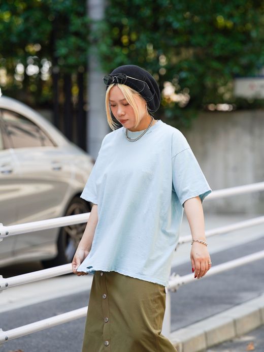 ANACHRONORM DAMAGED STANDARD EMB S/S T-S / Sax