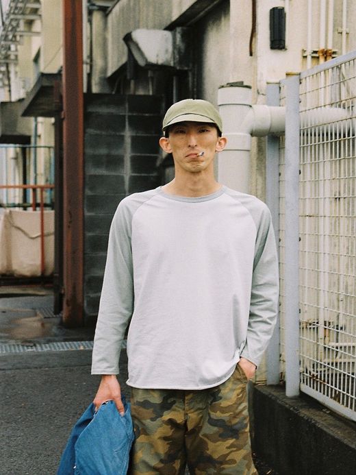 THE UNION CA RAGLAN TEE / Gray