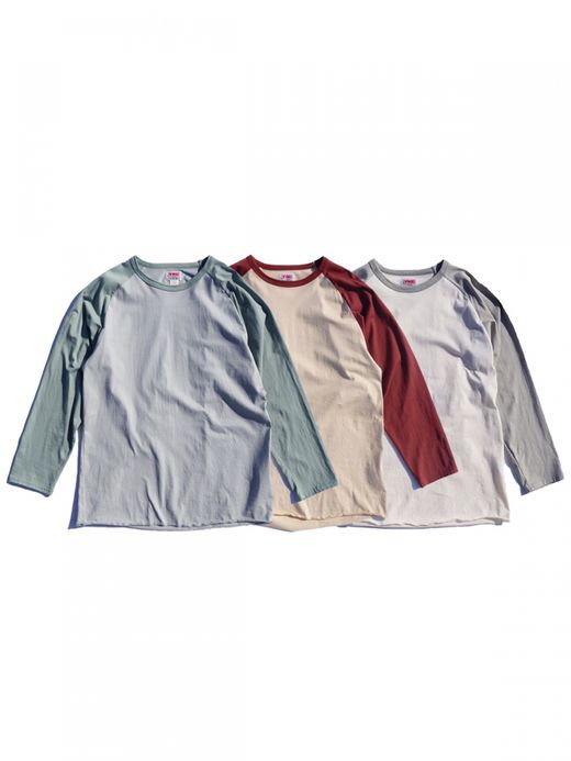 THE UNION CA RAGLAN TEE / Gray