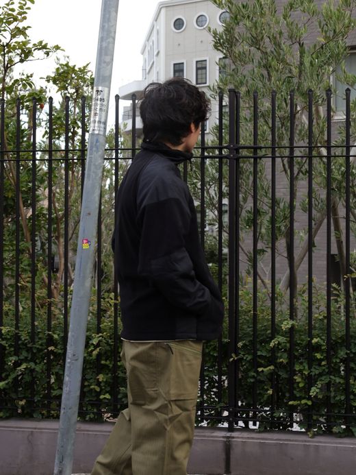 ROARK REVIVAL GEN3 FLEECE STAND COLLAR JACKET / Black