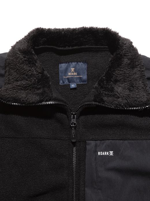 ROARK REVIVAL GEN3 FLEECE STAND COLLAR JACKET / Black