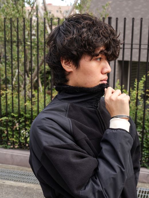 ROARK REVIVAL GEN3 FLEECE STAND COLLAR JACKET / Black