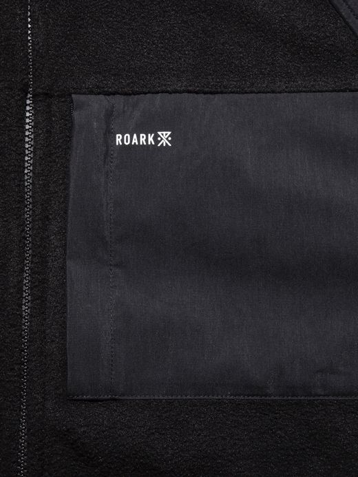 ROARK REVIVAL GEN3 FLEECE STAND COLLAR JACKET / Black