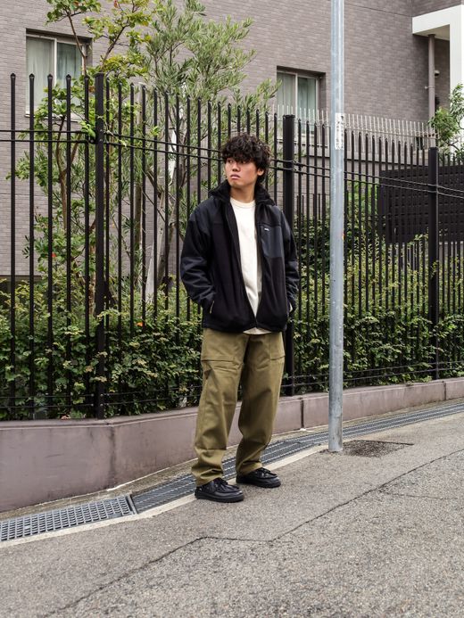 ROARK REVIVAL GEN3 FLEECE STAND COLLAR JACKET / Black