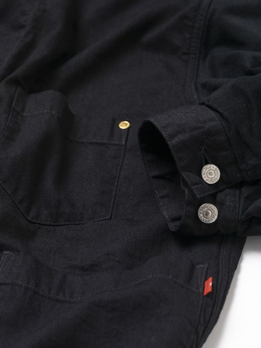 ANACHRONORM BLANKET COVERALL SHIRTS Ⅱ / Black