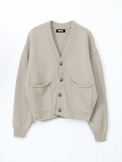 AMBERGLEAM CONCHO KNIT CARDIGAN / 2colors