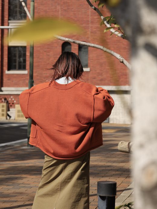 AMBERGLEAM CONCHO KNIT CARDIGAN / 2colors