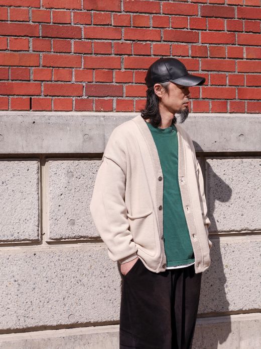 AMBERGLEAM CONCHO KNIT CARDIGAN / 2colors