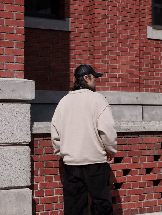 AMBERGLEAM CONCHO KNIT CARDIGAN / 2colors