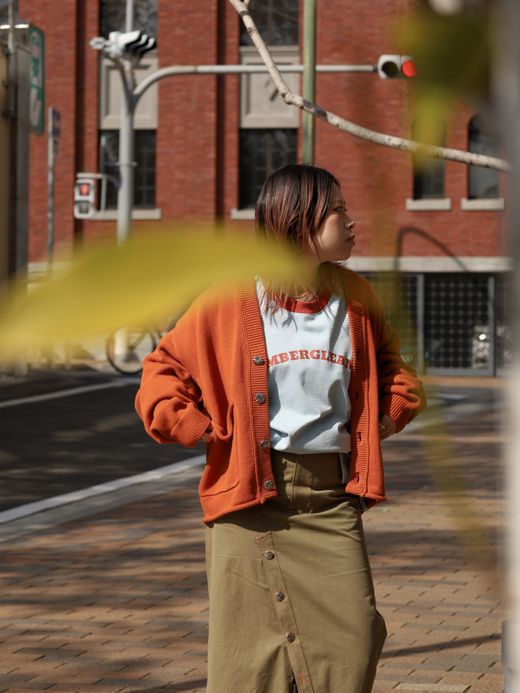 AMBERGLEAM CONCHO KNIT CARDIGAN / 2colors