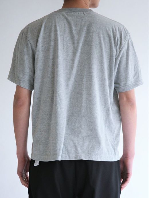 ANACHRONORM AN136 / STENCIL S/S T SHIRTS #2 / HEATHER GRAY