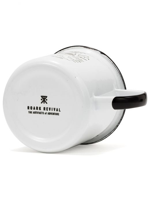 ROARK REVIVAL "FEAR THE SEA" ENAMEL MUG / White