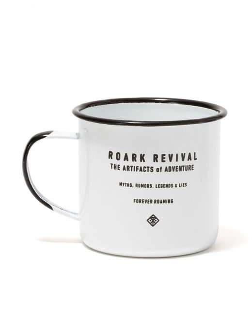 ROARK REVIVAL "FEAR THE SEA" ENAMEL MUG / White